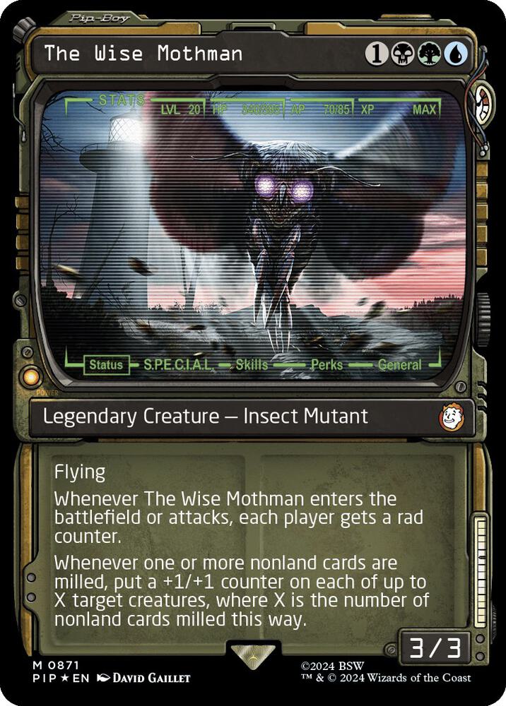 The Wise Mothman (Showcase) (Surge Foil) [Fallout]