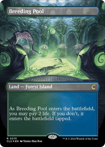 Breeding Pool (Borderless) [Ravnica: Clue Edition]