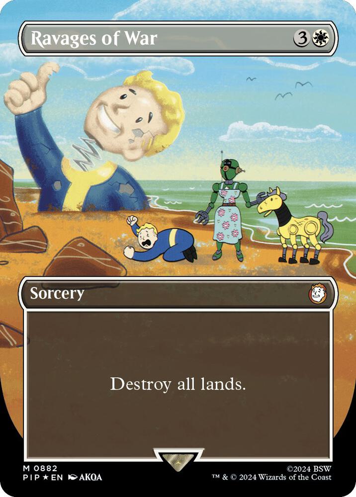 Ravages of War (Borderless) (Surge Foil) [Fallout]