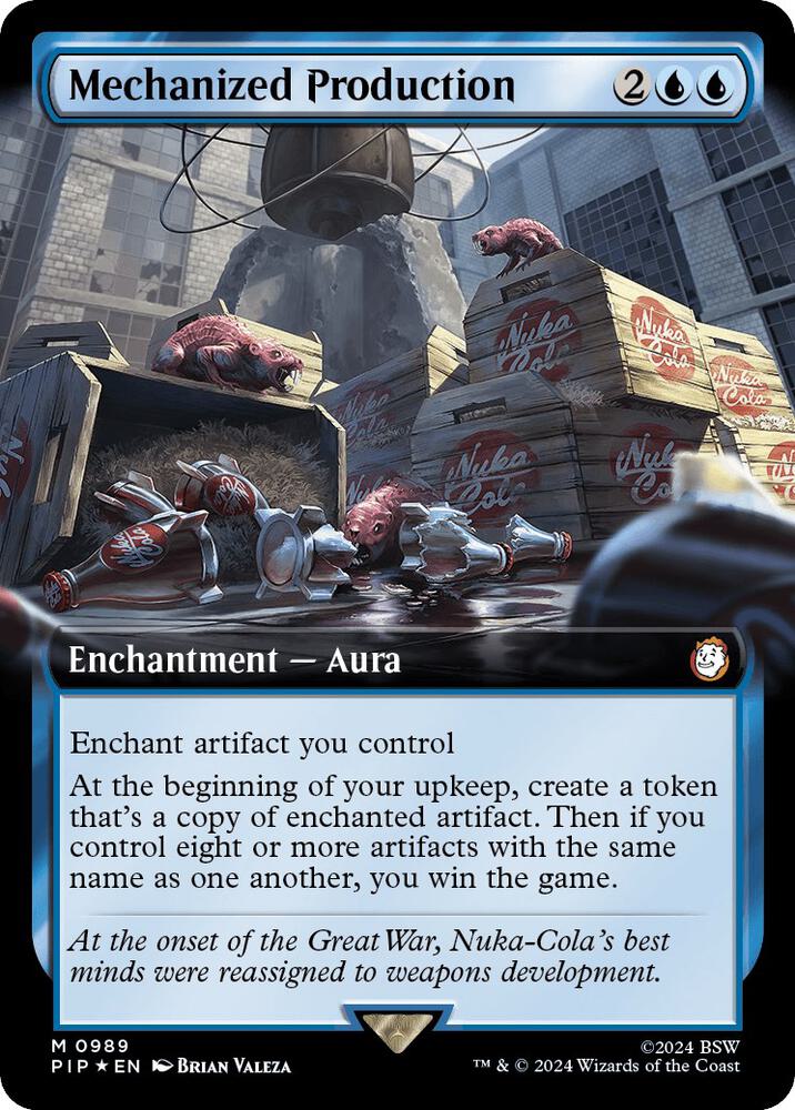 Mechanized Production (Extended Art) (Surge Foil) [Fallout]