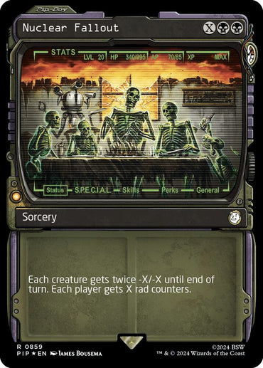 Nuclear Fallout (Showcase) (Surge Foil) [Fallout]