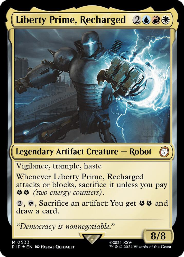 Liberty Prime, Recharged (Surge Foil) [Fallout]