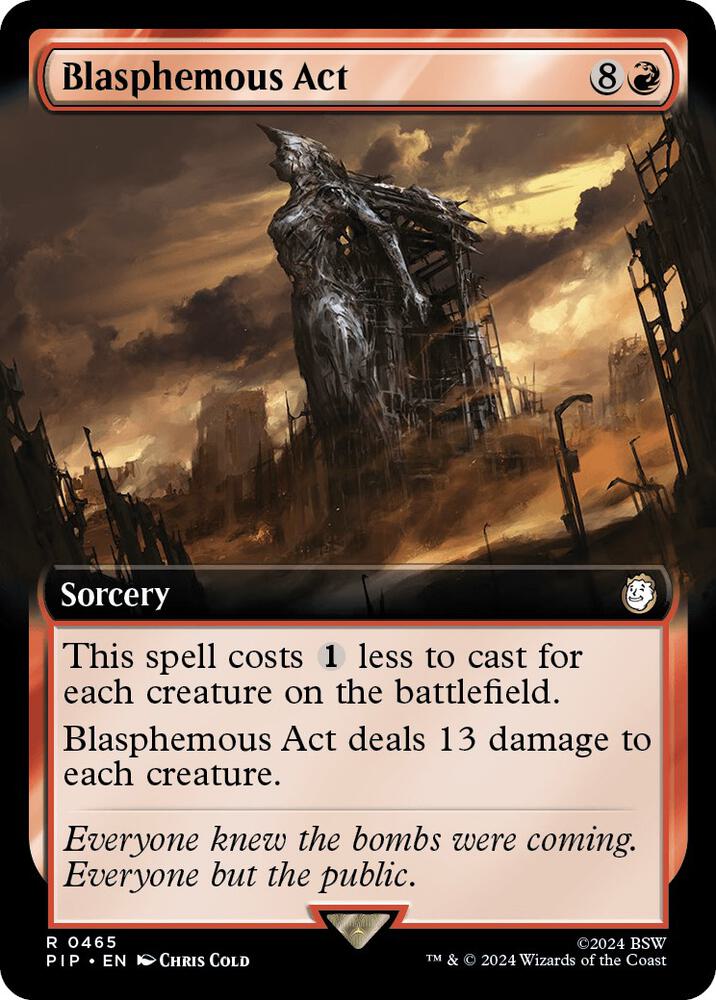 Blasphemous Act (Extended Art) [Fallout]