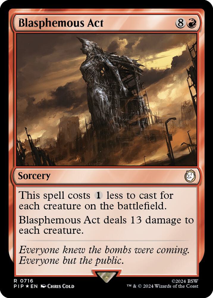 Blasphemous Act (Surge Foil) [Fallout]