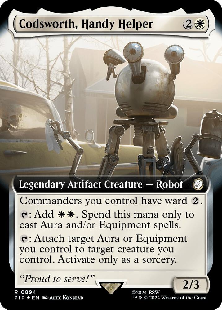 Codsworth, Handy Helper (Extended Art) (Surge Foil) [Fallout]