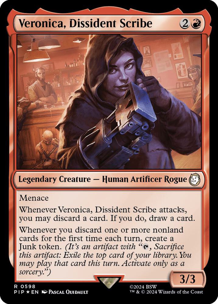 Veronica, Dissident Scribe (Surge Foil) [Fallout]