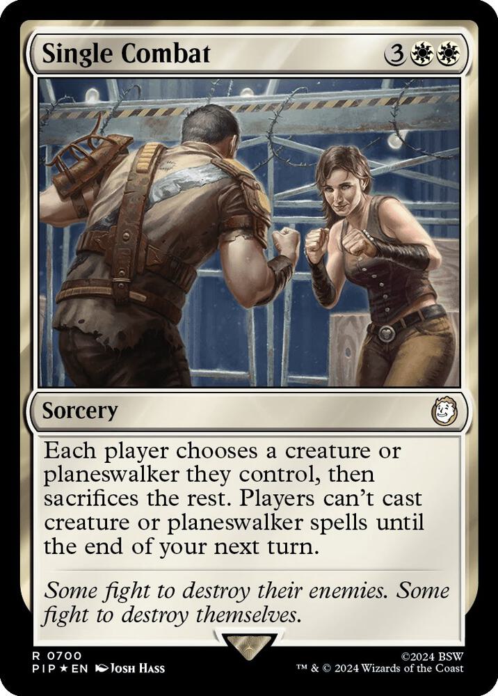 Single Combat (Surge Foil) [Fallout]