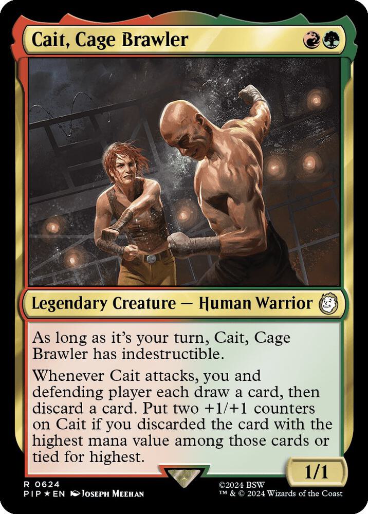 Cait, Cage Brawler (Surge Foil) [Fallout]