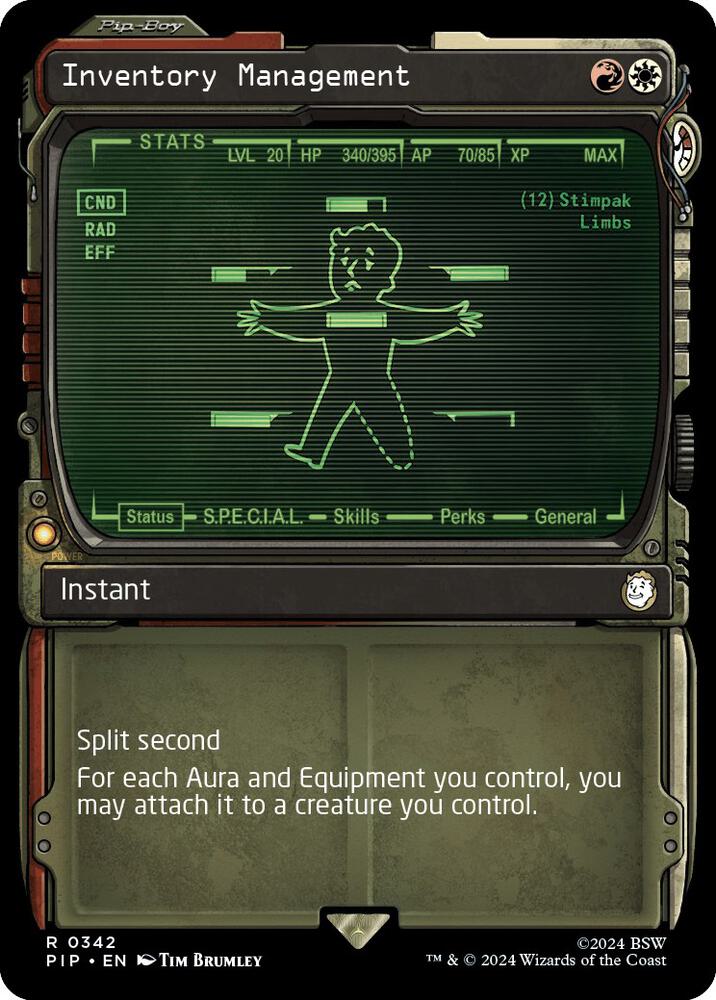 Inventory Management (Showcase) [Fallout]