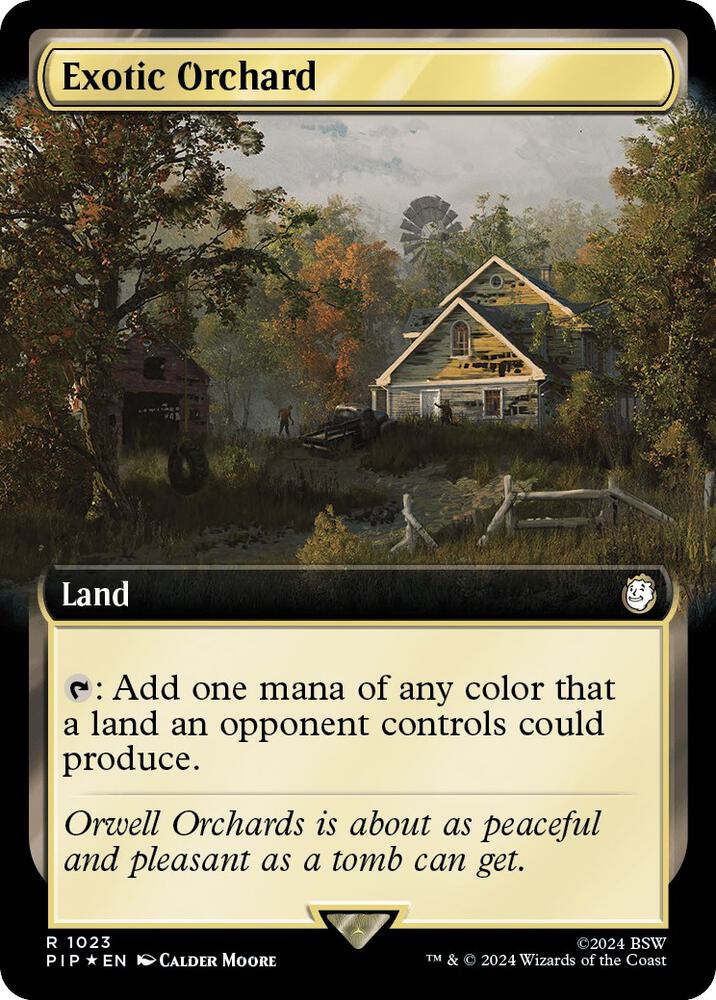 Exotic Orchard (Extended Art) (Surge Foil) [Fallout]