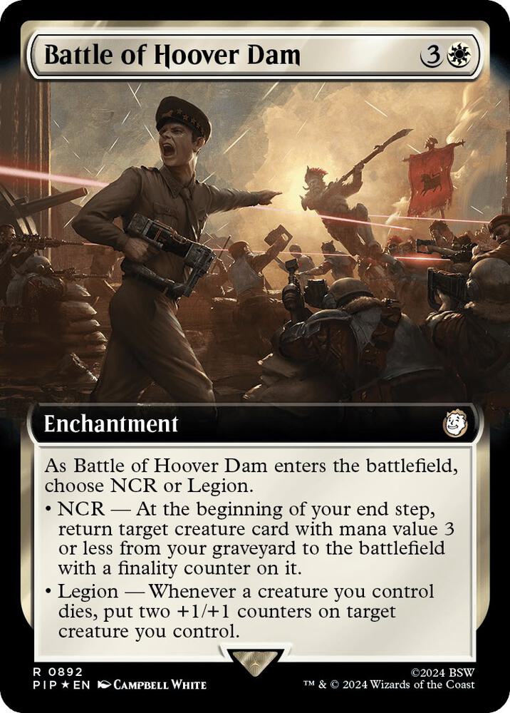 Battle of Hoover Dam (Extended Art) (Surge Foil) [Fallout]
