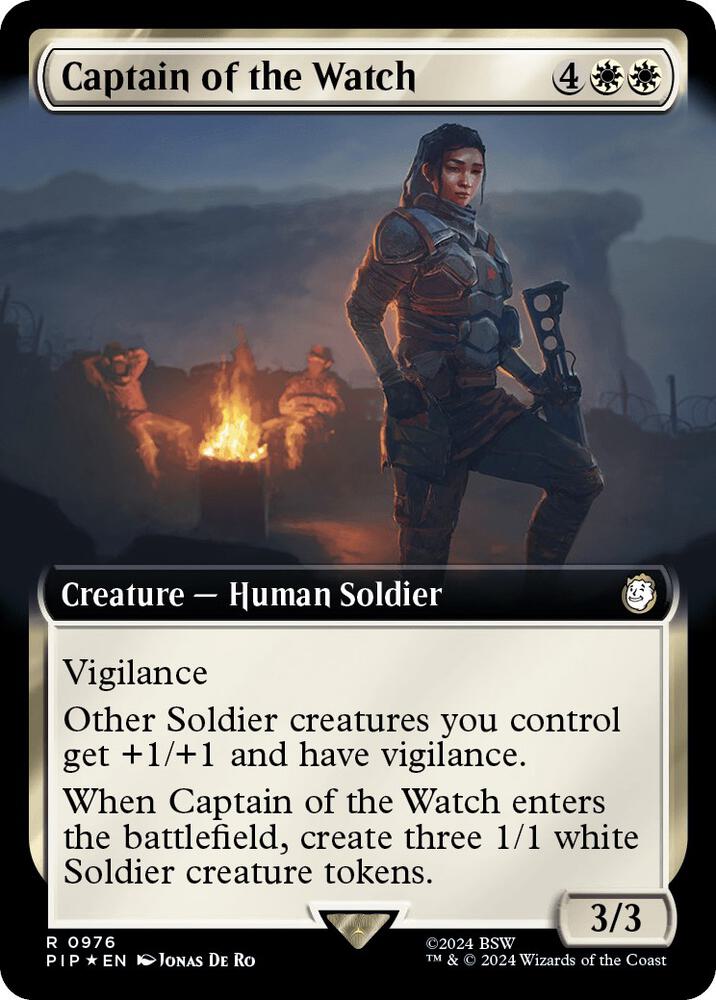 Captain of the Watch (Extended Art) (Surge Foil) [Fallout]