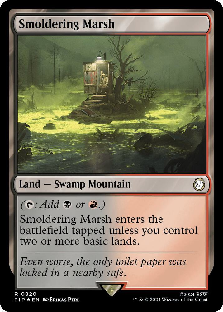 Smoldering Marsh (Surge Foil) [Fallout]