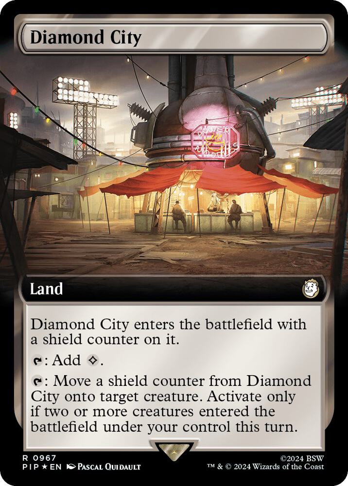 Diamond City (Extended Art) (Surge Foil) [Fallout]