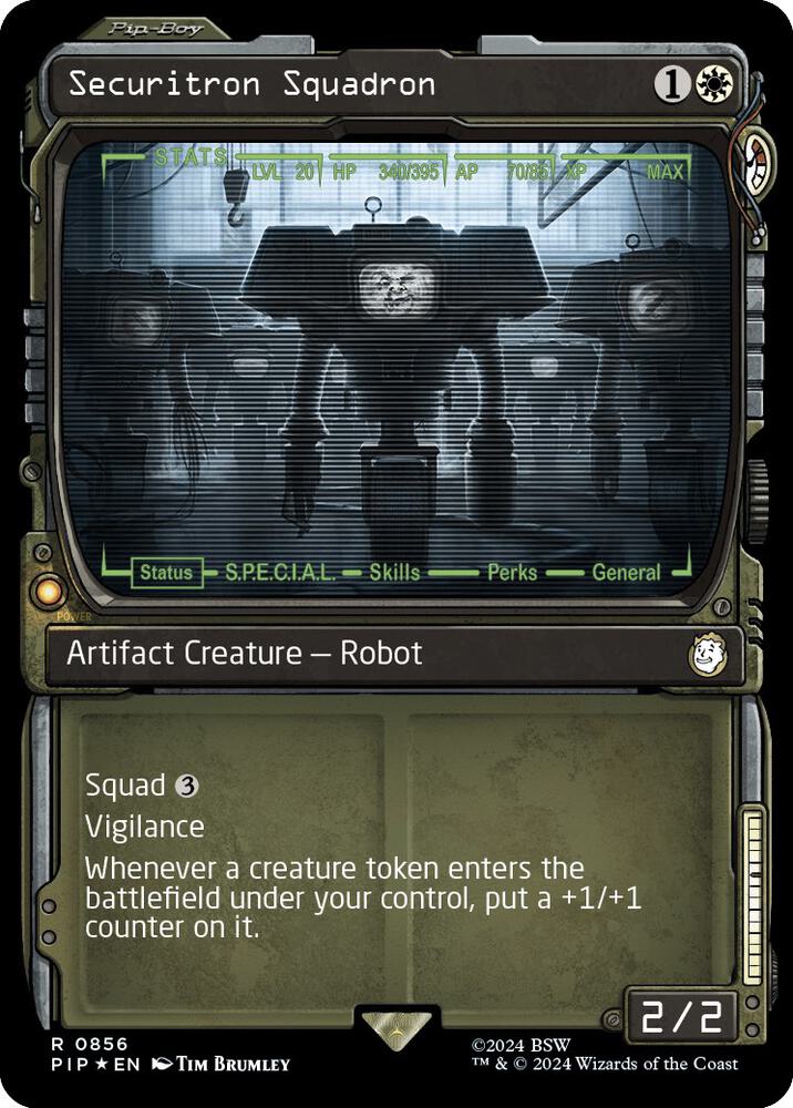 Securitron Squadron (Showcase) (Surge Foil) [Fallout]