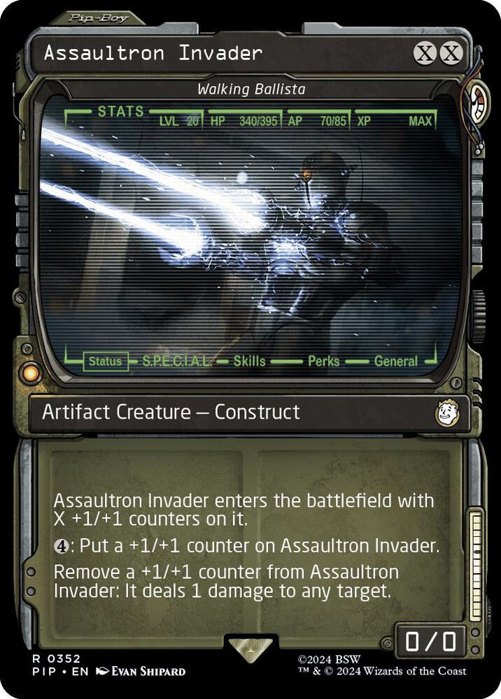 Assaultron Invader - Walking Ballista (Showcase) [Fallout]