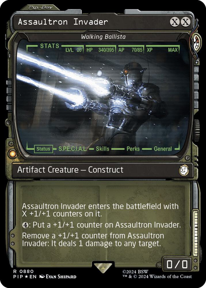 Assaultron Invader - Walking Ballista (Surge Foil) [Fallout]