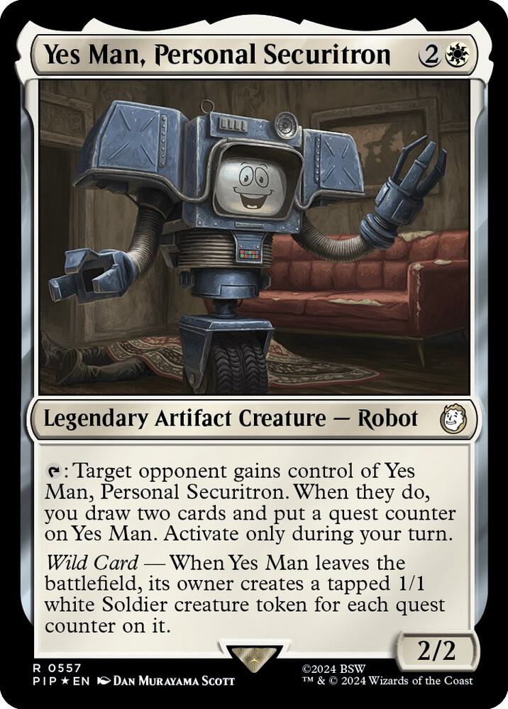 Yes Man, Personal Securitron (Surge Foil) [Fallout]