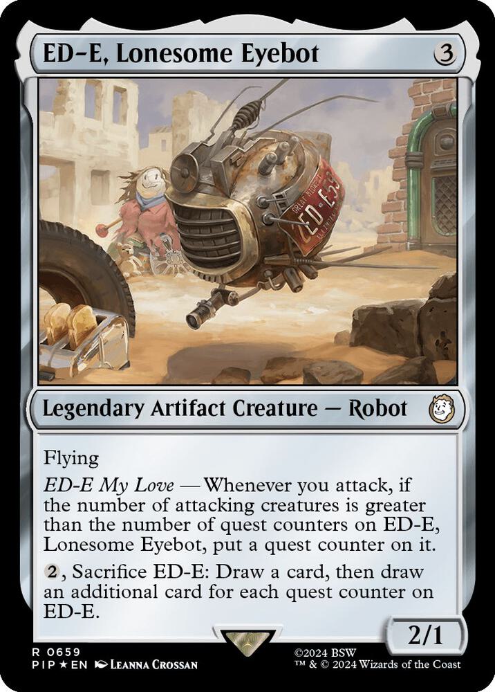 ED-E, Lonesome Eyebot (Surge Foil) [Fallout]
