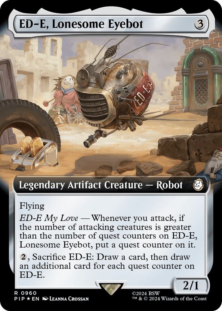 ED-E, Lonesome Eyebot (Extended Art) (Surge Foil) [Fallout]