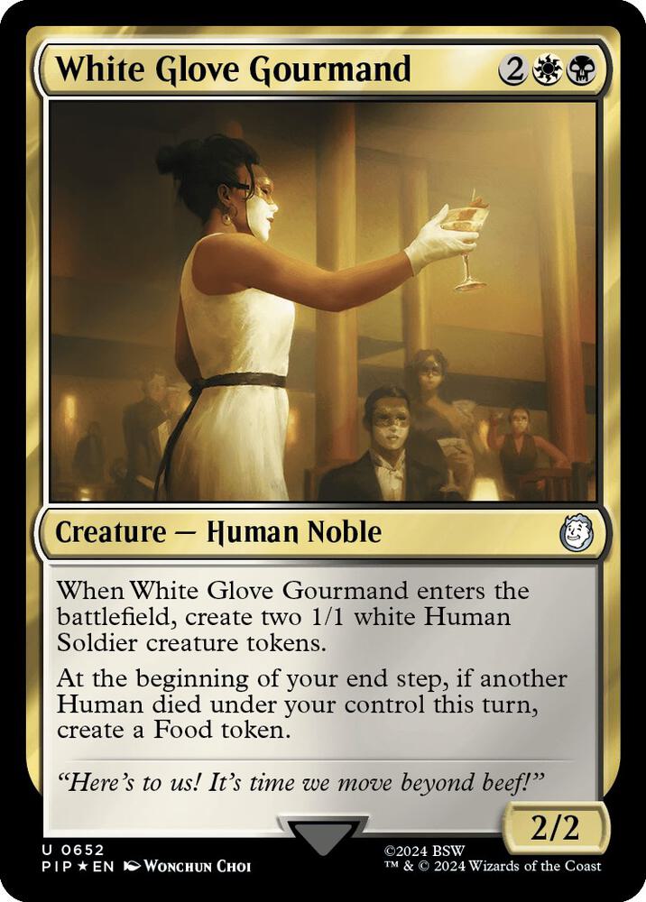 White Glove Gourmand (Surge Foil) [Fallout]
