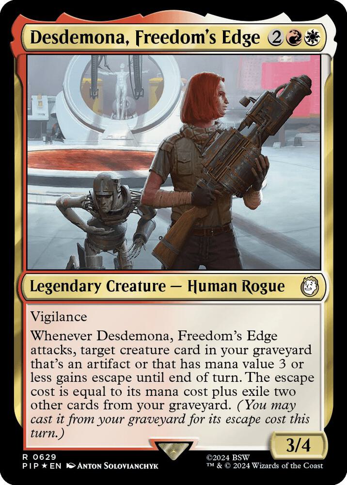 Desdemona, Freedom's Edge (Surge Foil) [Fallout]