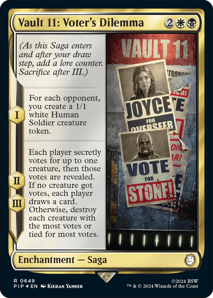 Vault 11: Voter's Dilemna (Surge Foil) [Fallout]