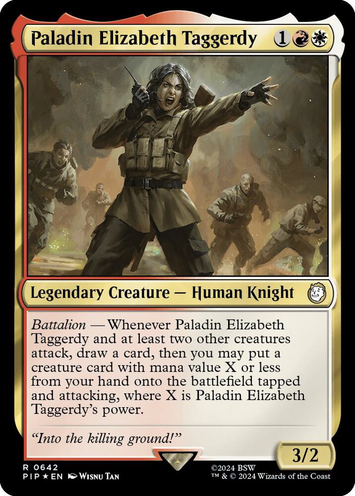 Paladin Elizabeth Taggerdy (Surge Foil) [Fallout]