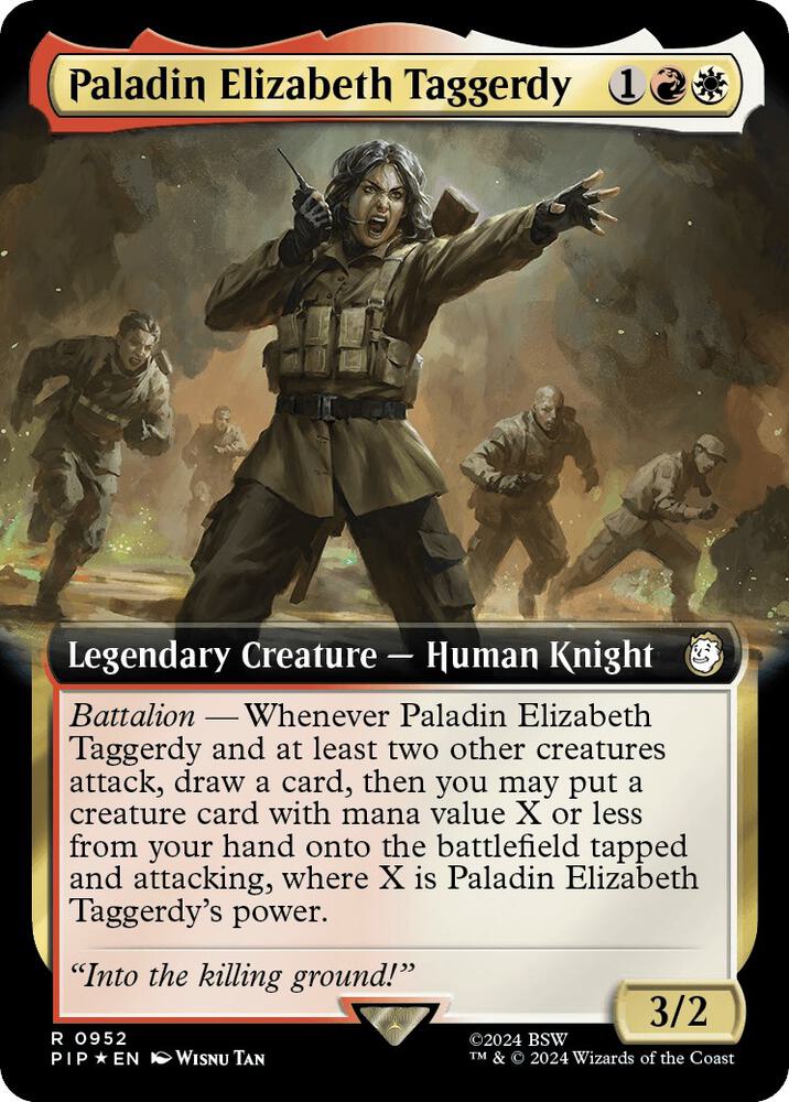Paladin Elizabeth Taggerdy (Extended Art) (Surge Foil) [Fallout]