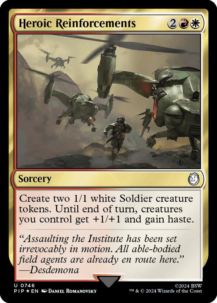Heroic Reinforcements (Surge Foil) [Fallout]