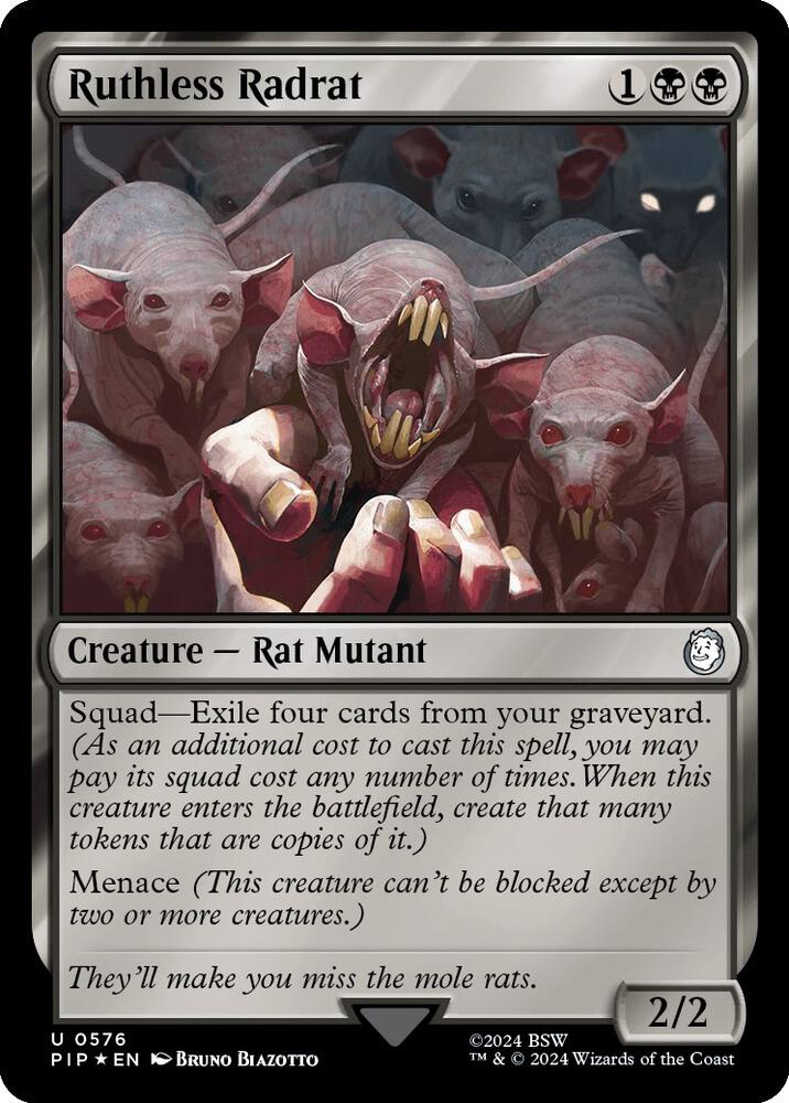 Ruthless Radrat (Surge Foil) [Fallout]