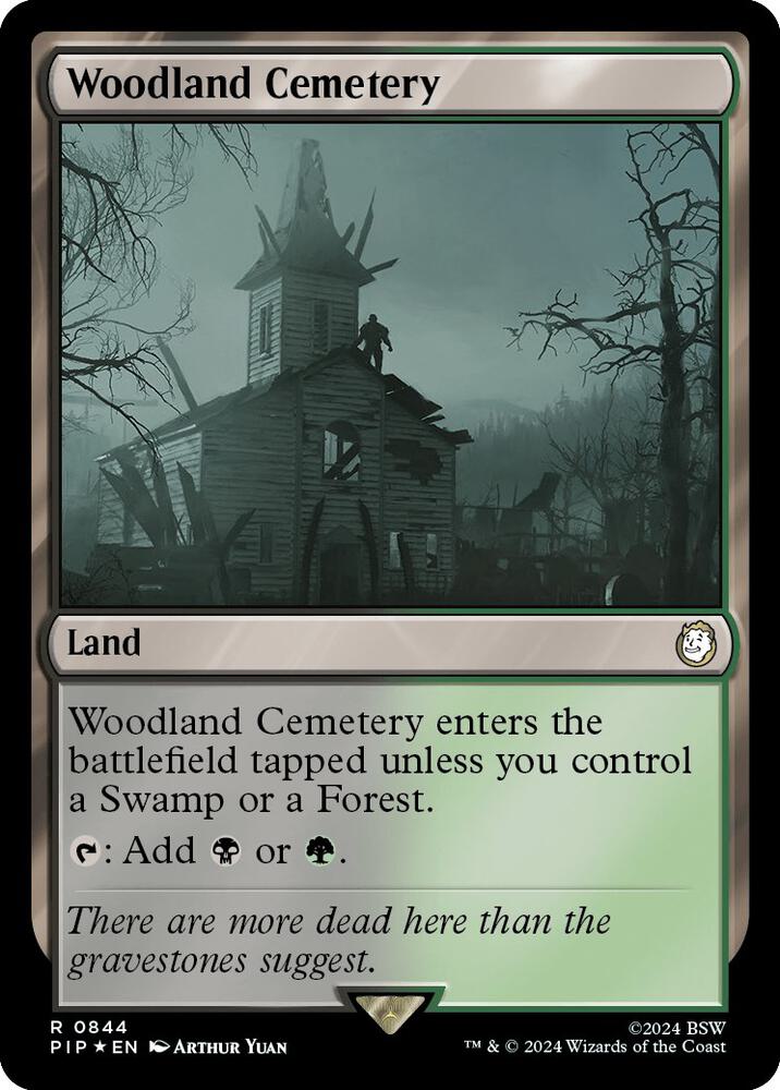Woodland Cemetery (Surge Foil) [Fallout]