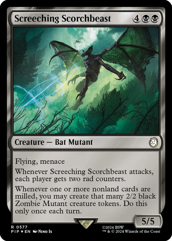 Screeching Scorchbeast (Surge Foil) [Fallout]