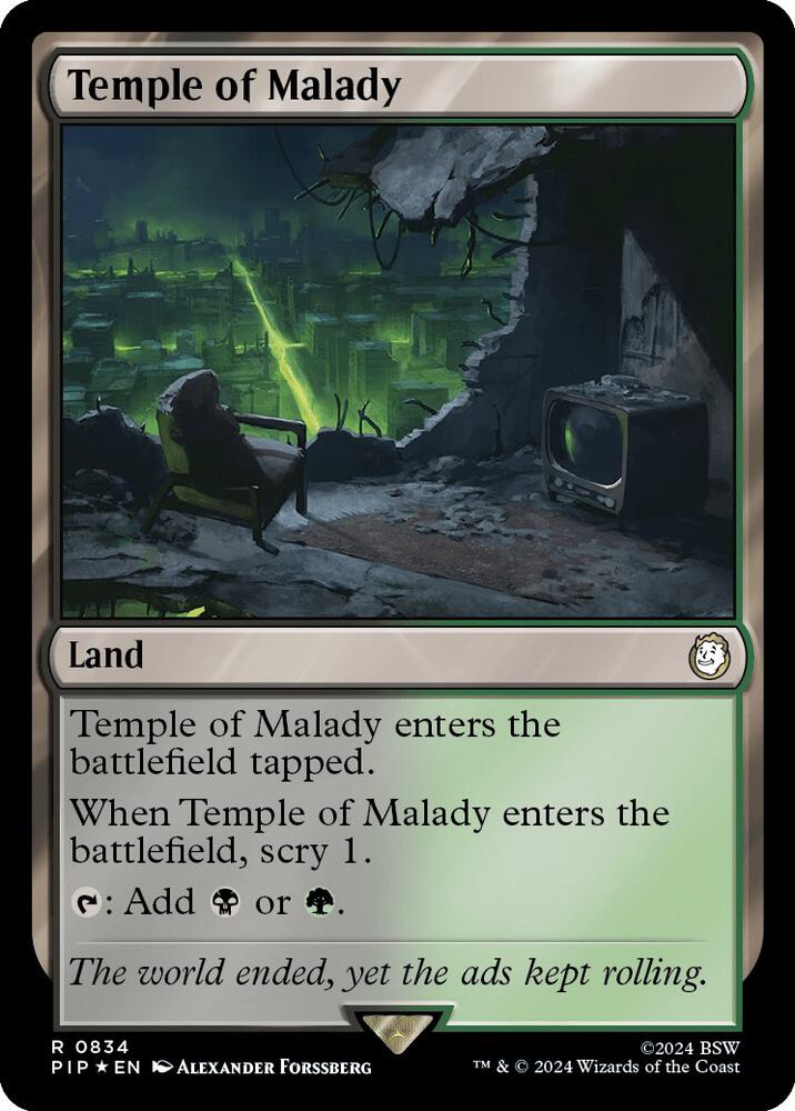 Temple of Malady (Surge Foil) [Fallout]