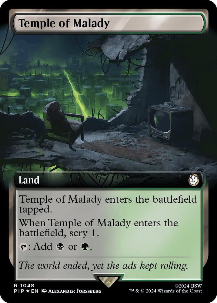 Temple of Malady (Extended Art) (Surge Foil) [Fallout]