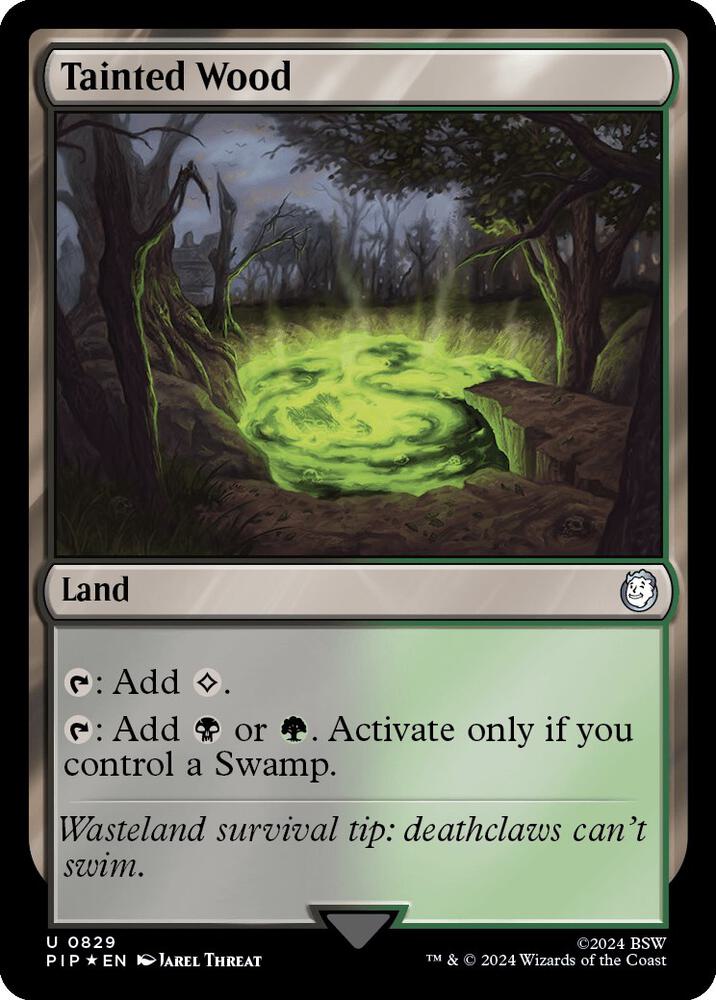 Tainted Wood (Surge Foil) [Fallout]