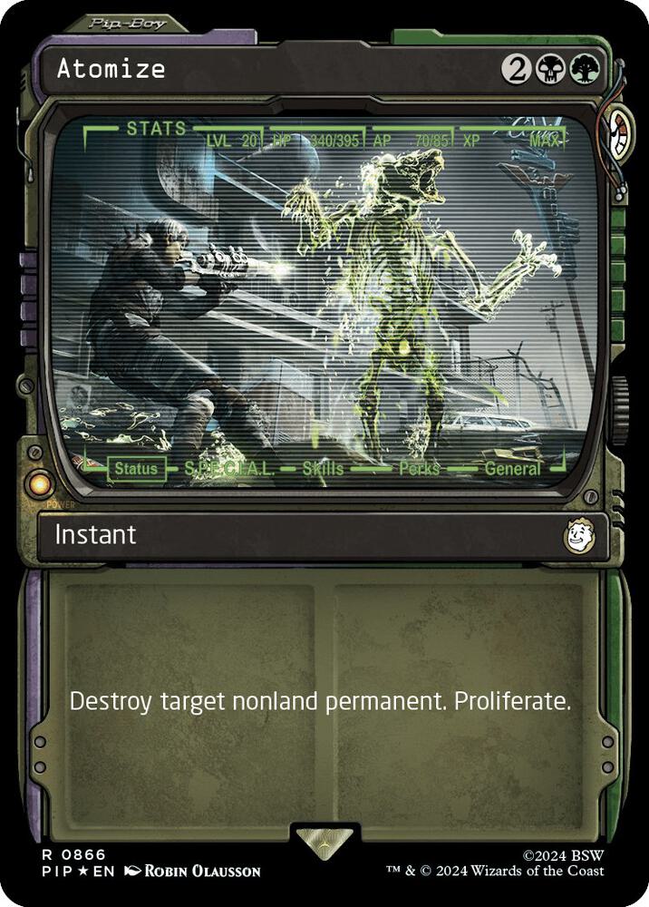 Atomize (Showcase) (Surge Foil) [Fallout]