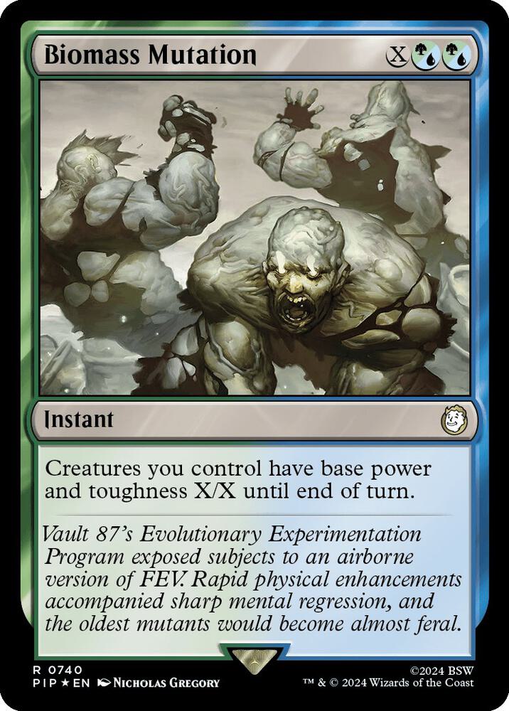 Biomass Mutation (Surge Foil) [Fallout]