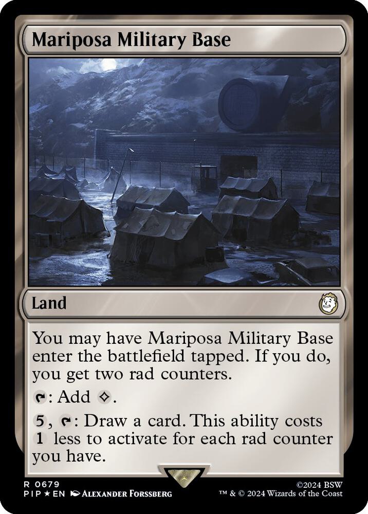 Mariposa Military Base (Surge Foil) [Fallout]