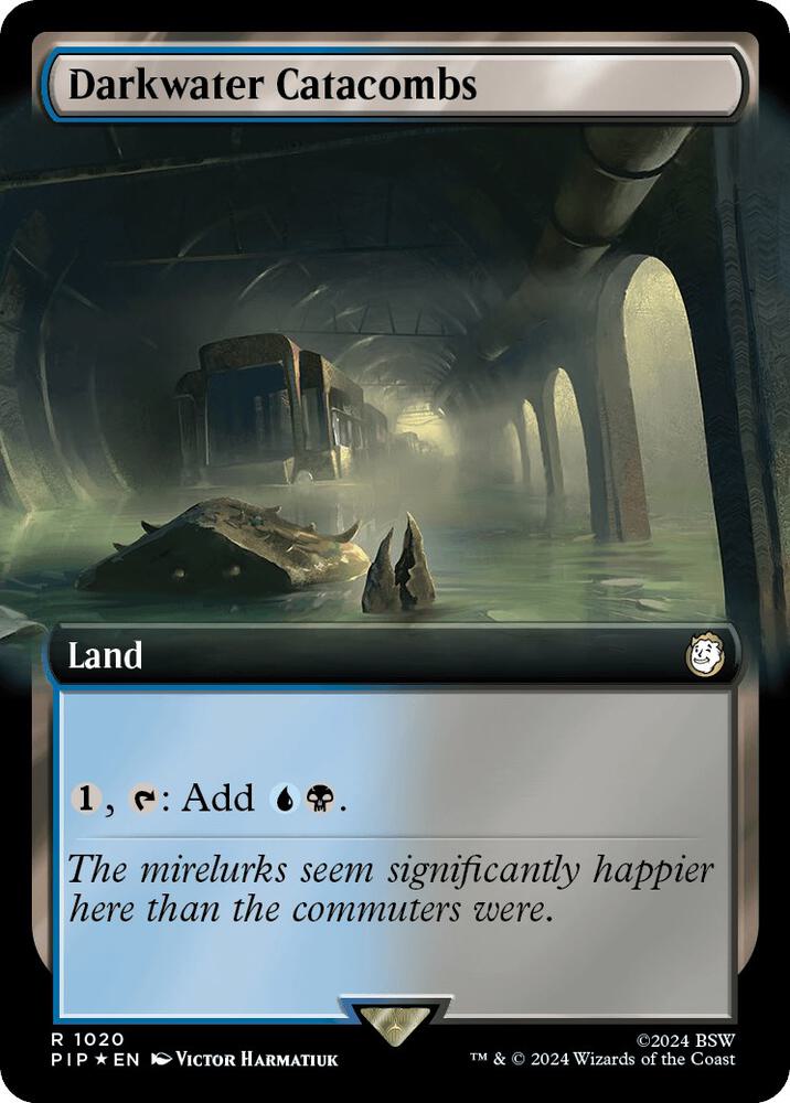 Darkwater Catacombs (Extended Art) (Surge Foil) [Fallout]