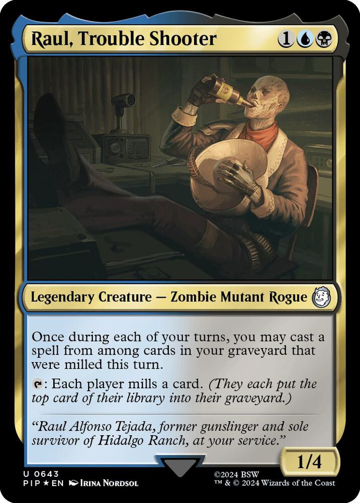 Raul, Trouble Shooter (Surge Foil) [Fallout]