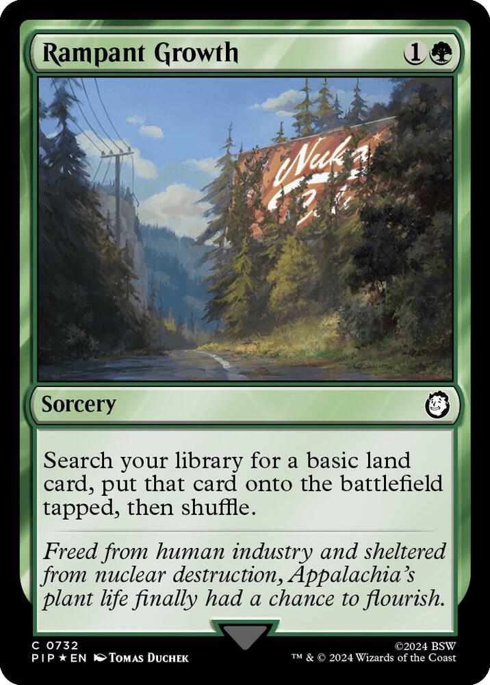 Rampant Growth (Surge Foil) [Fallout]