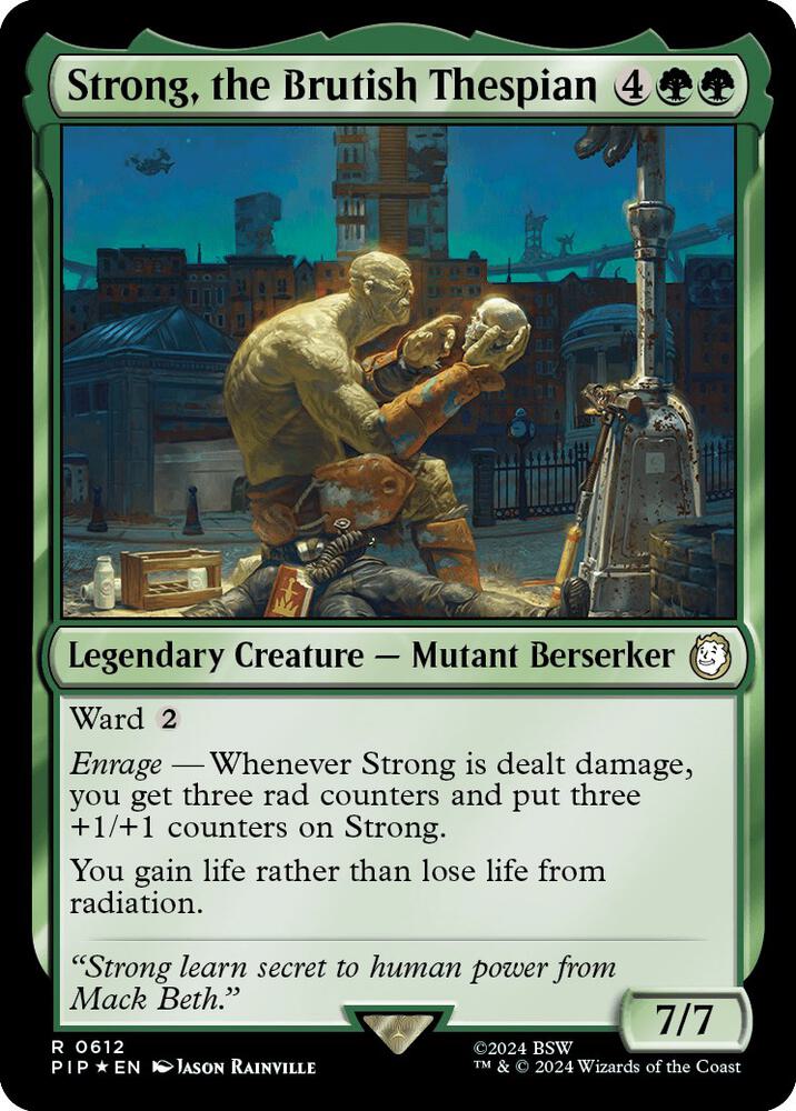 Strong, the Brutish Thespian (Surge Foil) [Fallout]
