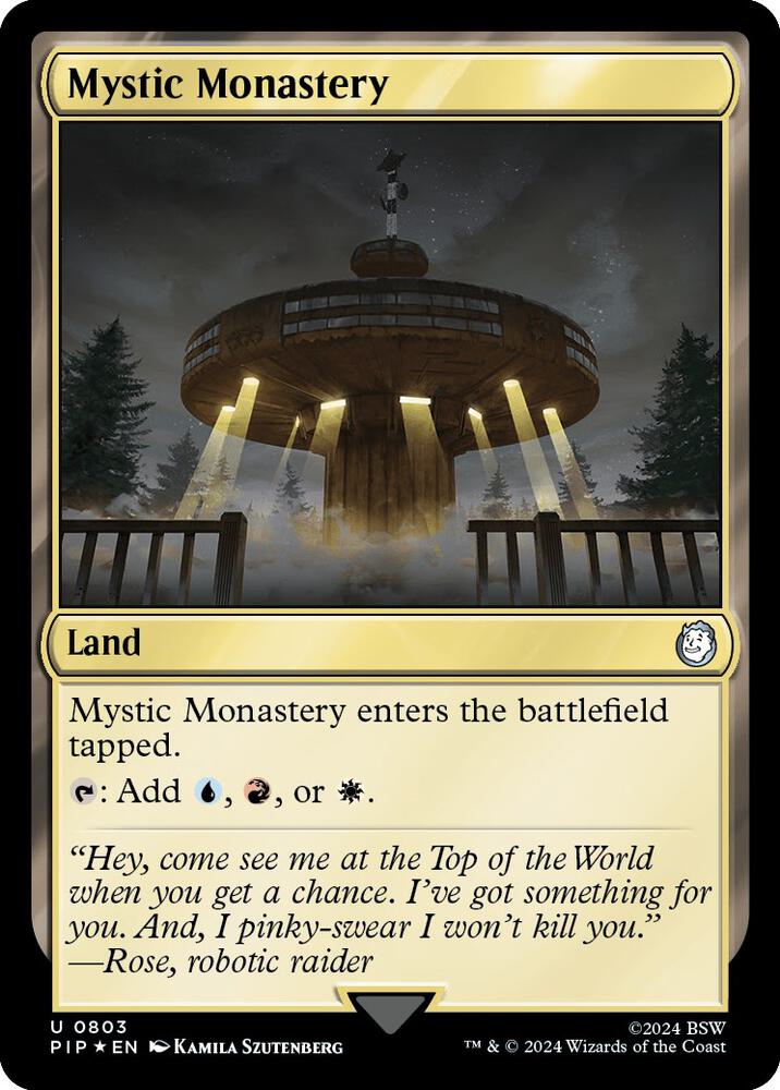 Mystic Monastery (Surge Foil) [Fallout]