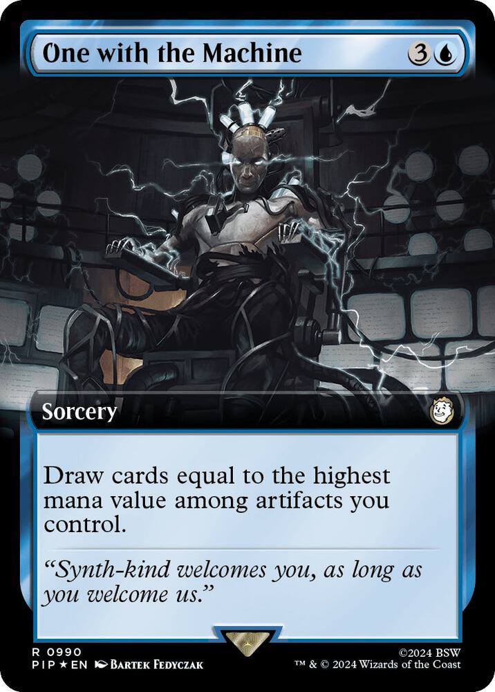 One with the Machine (Extended Art) (Surge Foil) [Fallout]