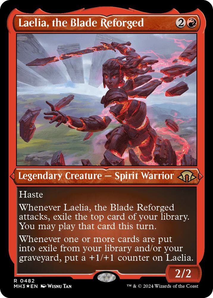 Laelia, the Blade Reforged (Foil Etched) [Modern Horizons 3]