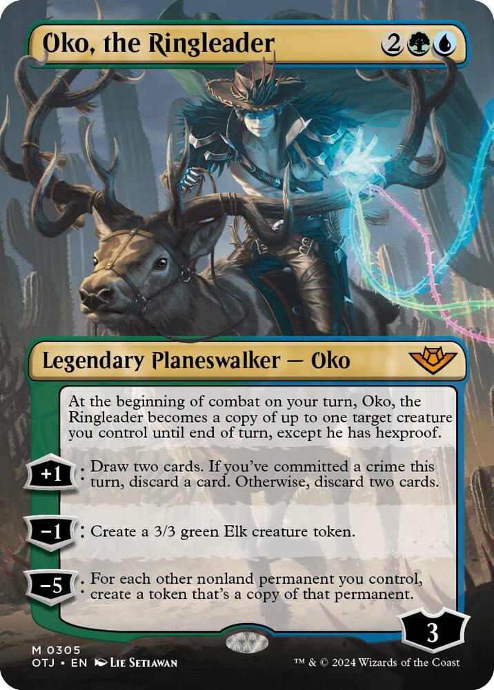 Oko, the Ringleader (Borderless) [Outlaws of Thunder Junction]