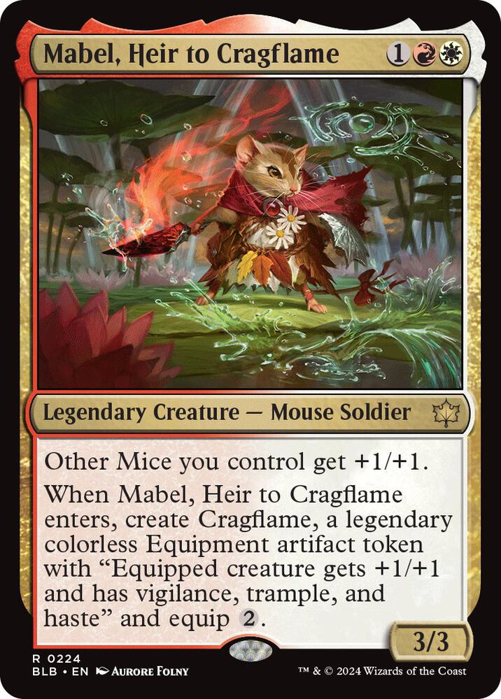 Mabel, Heir to Cragflame [Bloomburrow]
