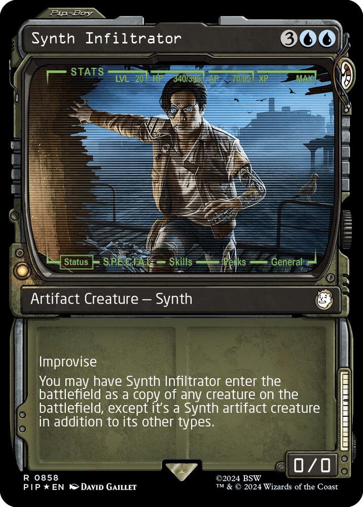 Synth Infiltrator (Showcase) (Surge Foil) [Fallout]