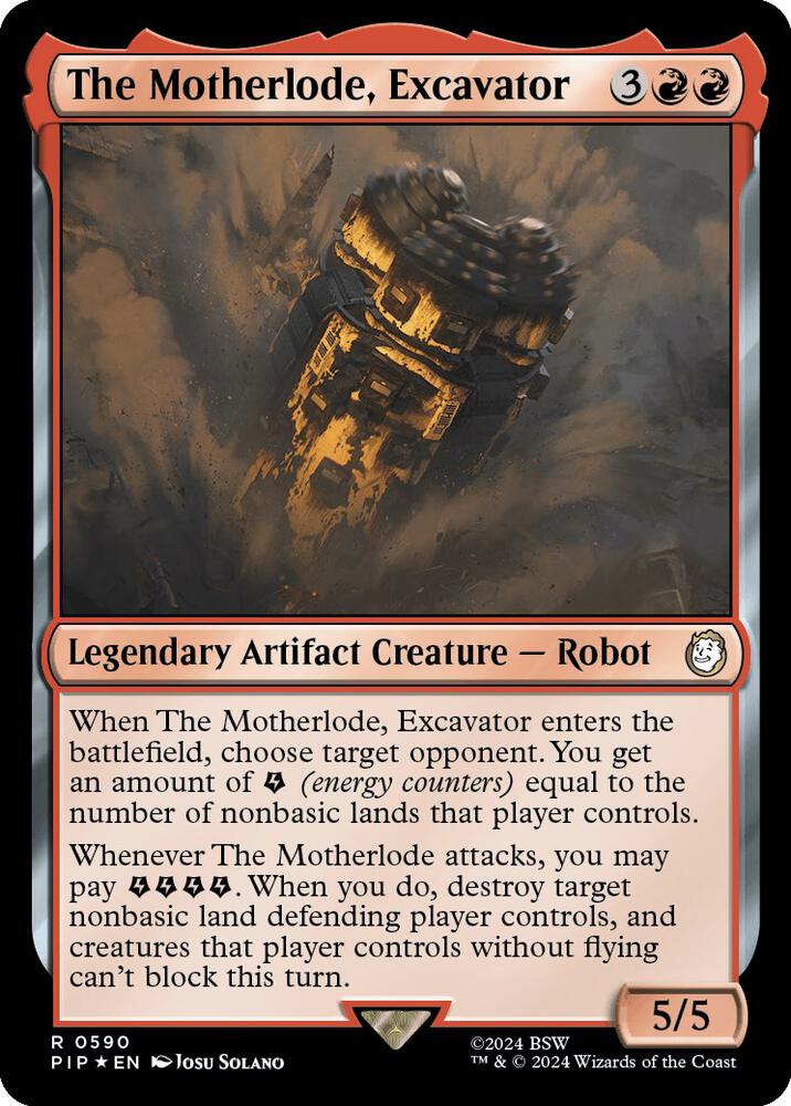 The Motherlode, Excavator (Surge Foil) [Fallout]